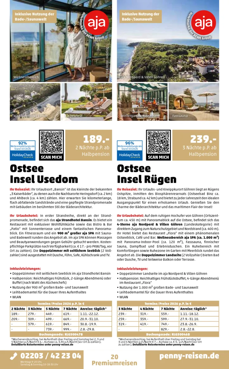 Penny-Reisen Prospekt vom 01.08.2026, Seite 20