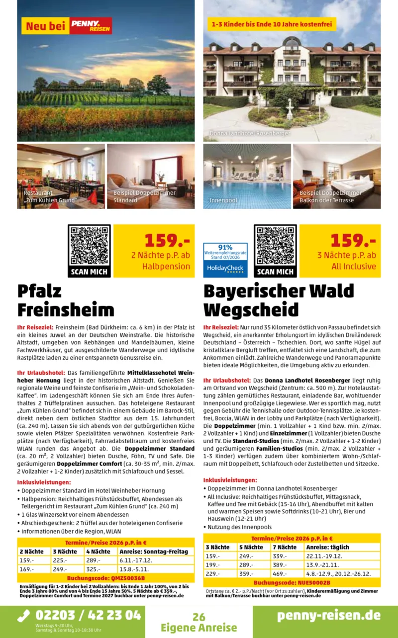 Penny-Reisen Prospekt vom 01.08.2026, Seite 26