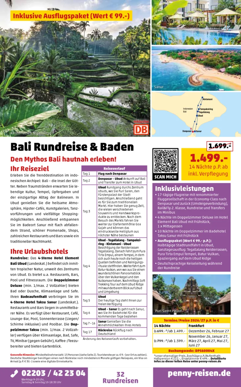 Penny-Reisen Prospekt vom 01.08.2026, Seite 32