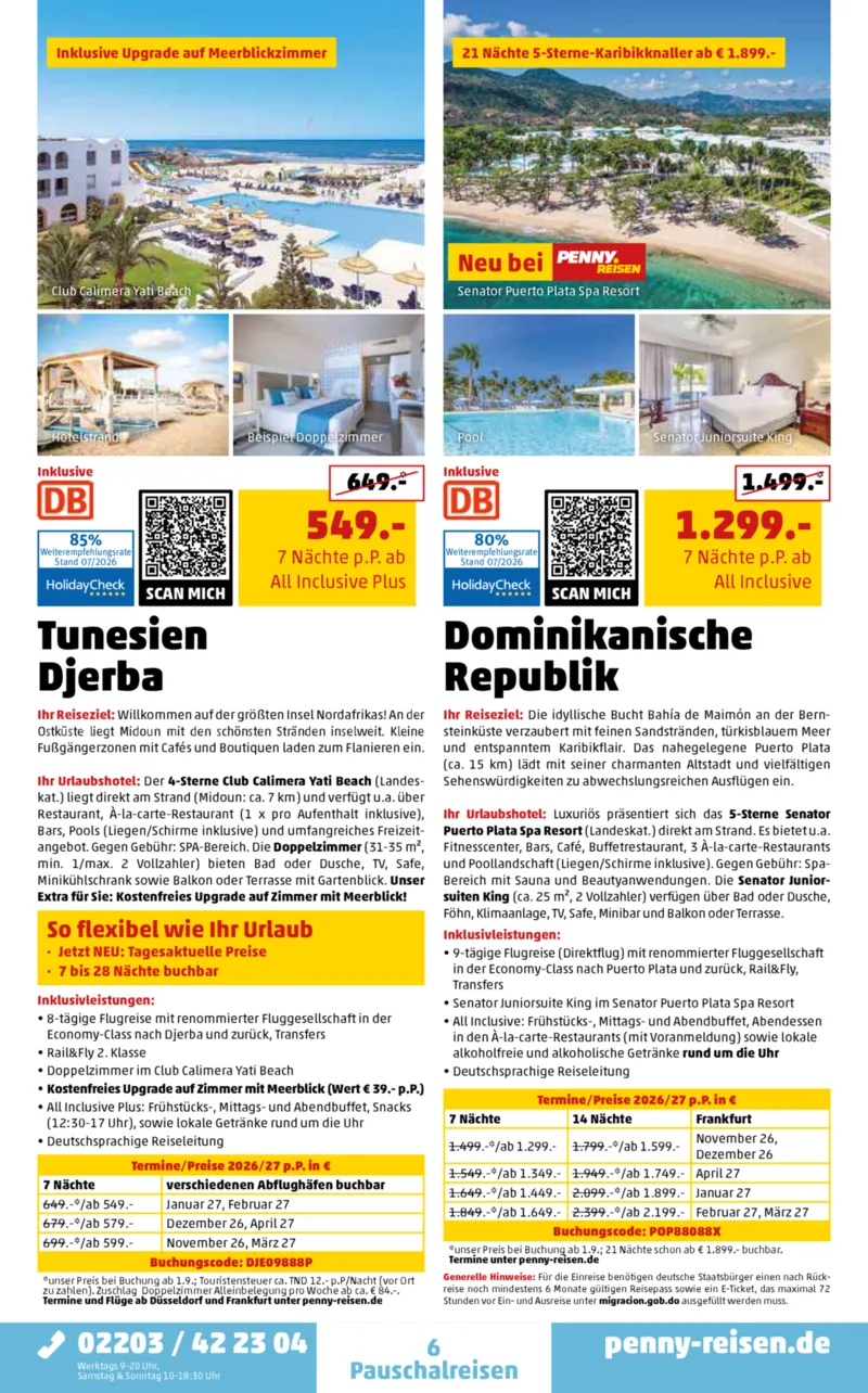 Penny-Reisen Prospekt vom 01.08.2026, Seite 6