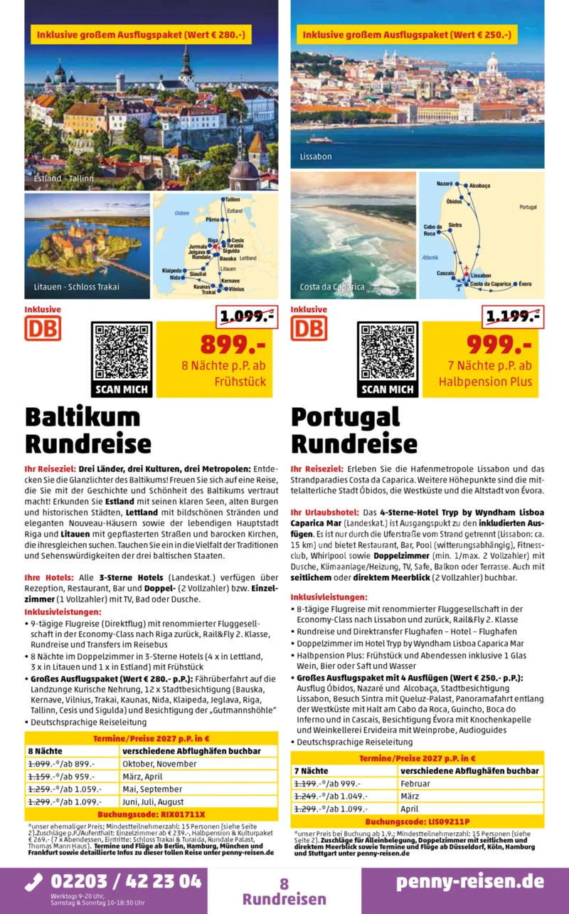 Penny-Reisen Prospekt vom 01.08.2026, Seite 8