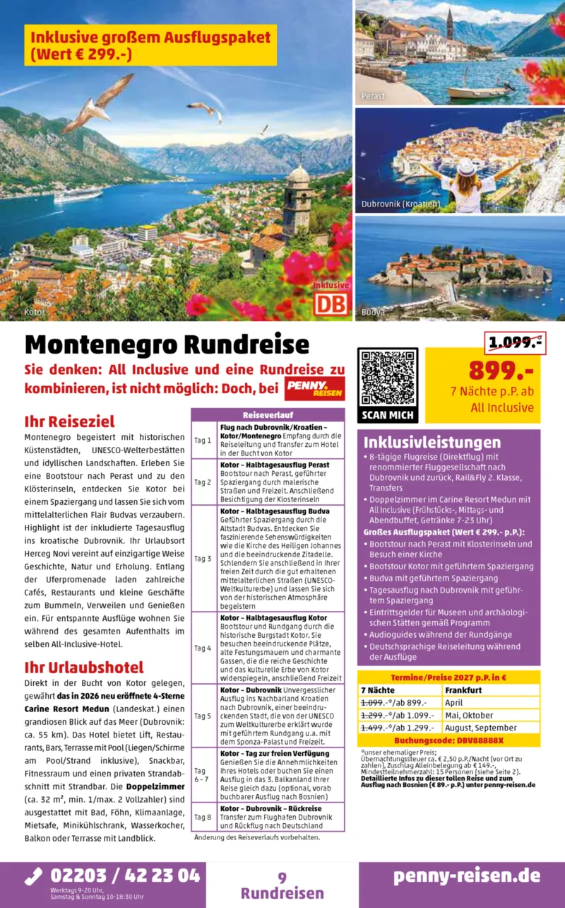 Penny-Reisen Prospekt vom 01.08.2026, Seite 9