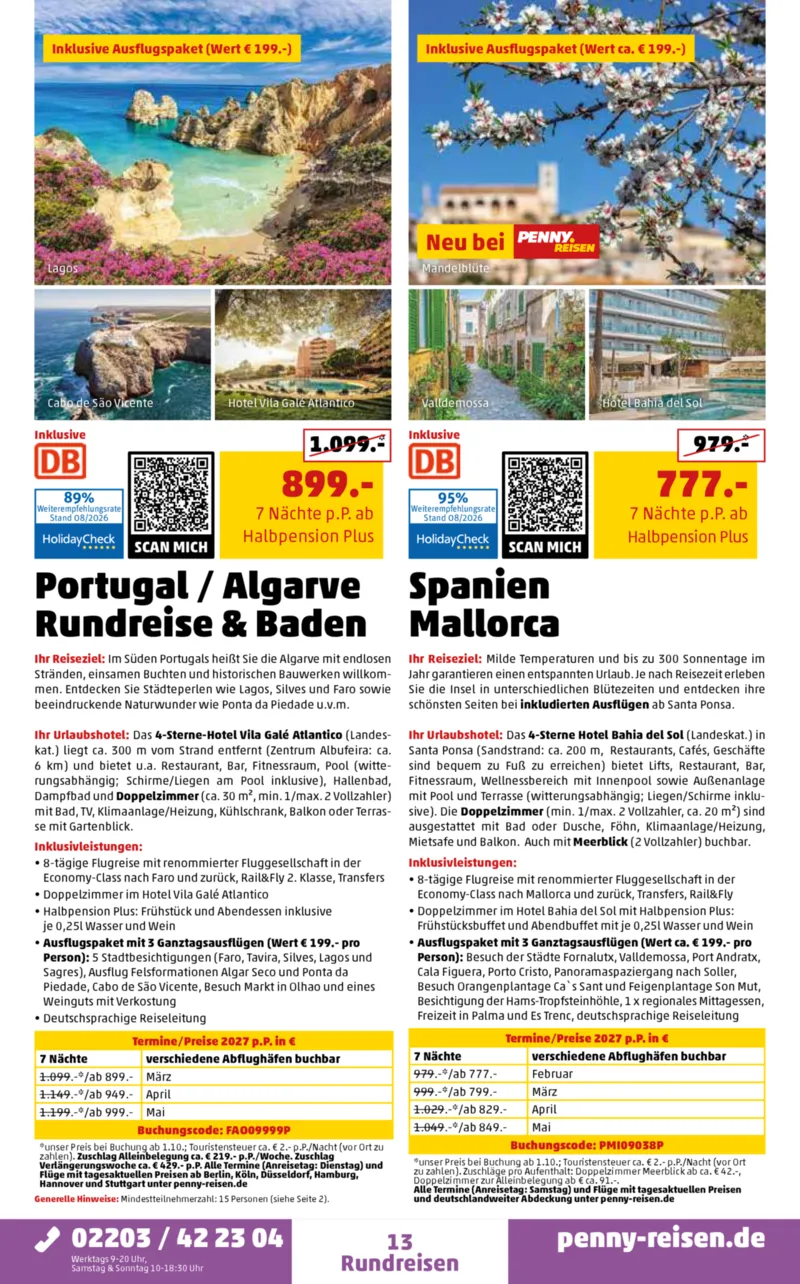 Penny-Reisen Prospekt vom 29.08.2026, Seite 13