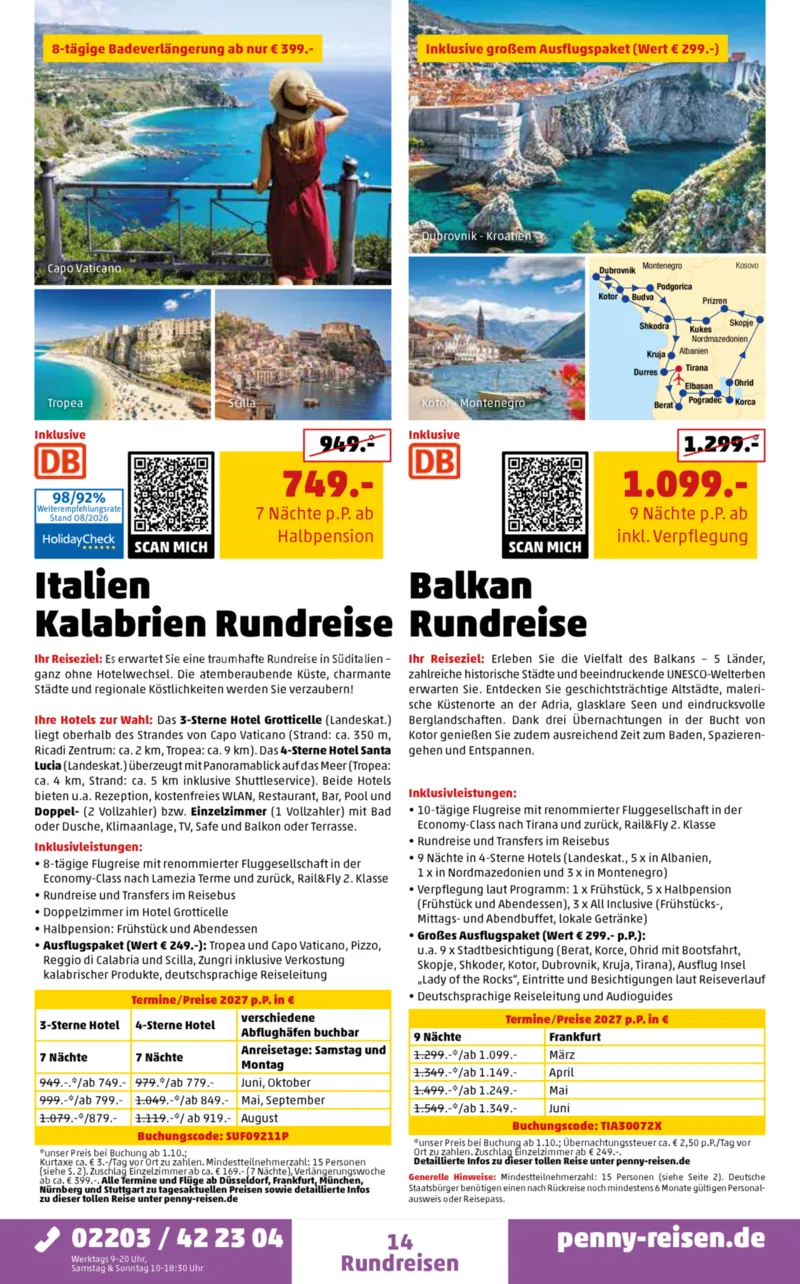 Penny-Reisen Prospekt vom 29.08.2026, Seite 14