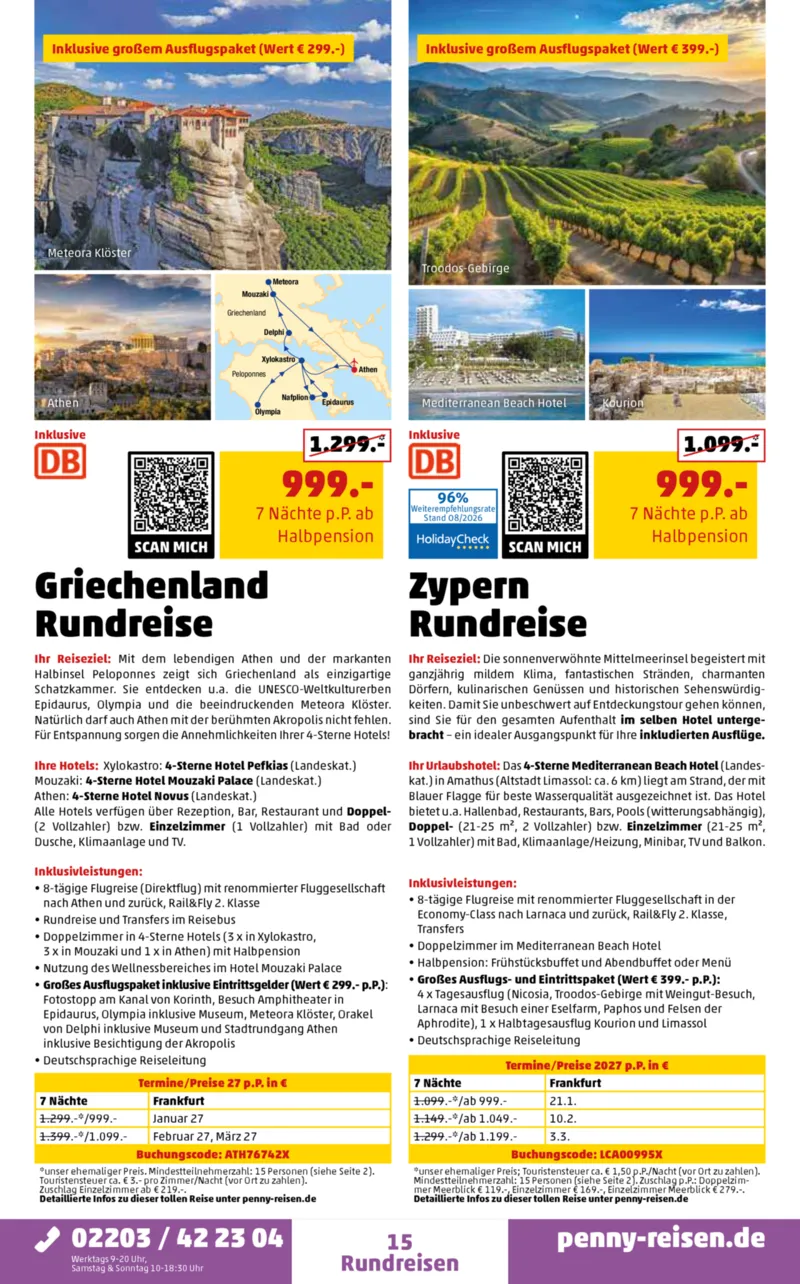 Penny-Reisen Prospekt vom 29.08.2026, Seite 15