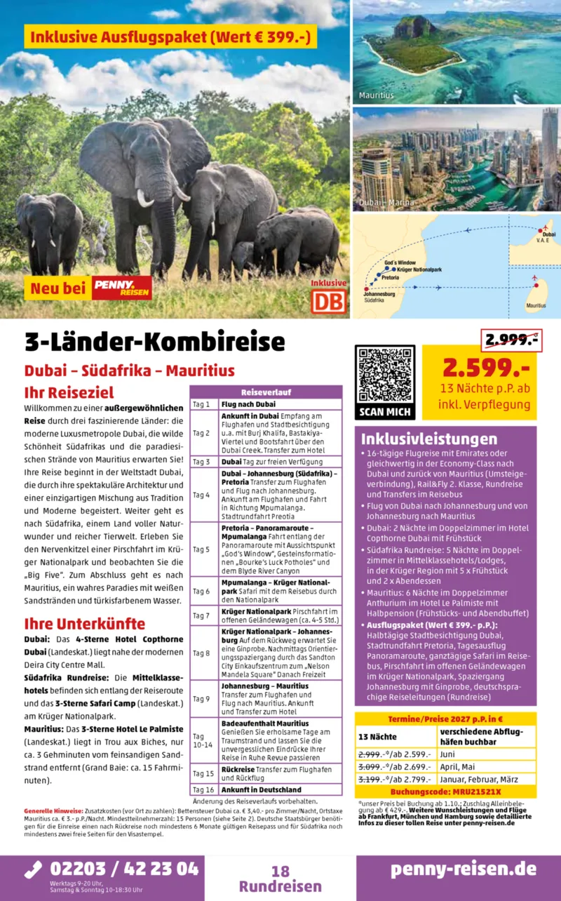 Penny-Reisen Prospekt vom 29.08.2026, Seite 18