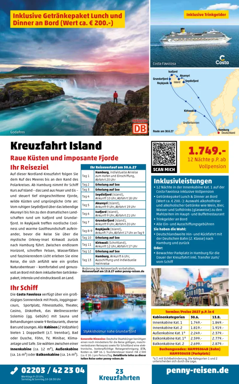 Penny-Reisen Prospekt vom 29.08.2026, Seite 23