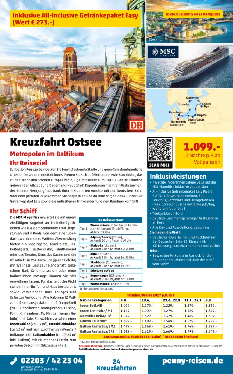 Penny-Reisen Prospekt vom 29.08.2026, Seite 24