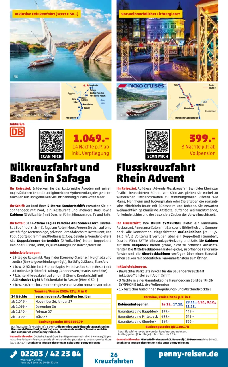 Penny-Reisen Prospekt vom 29.08.2026, Seite 26