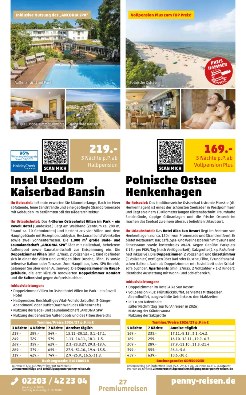 Penny-Reisen Prospekt vom 29.08.2026, Seite 27