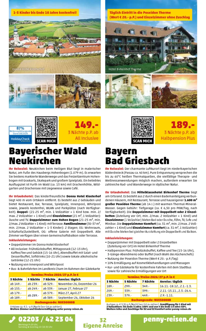 Penny-Reisen Prospekt vom 29.08.2026, Seite 32