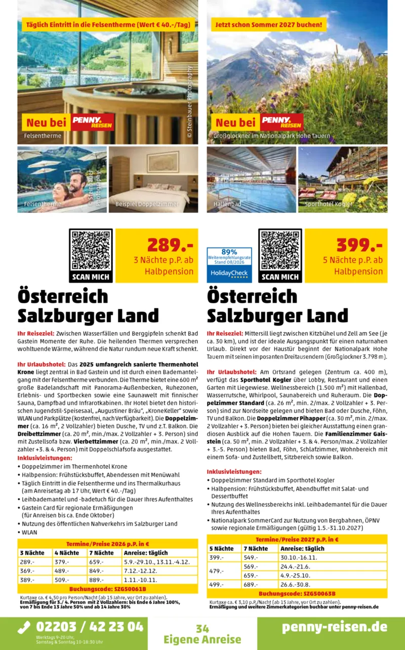 Penny-Reisen Prospekt vom 29.08.2026, Seite 34