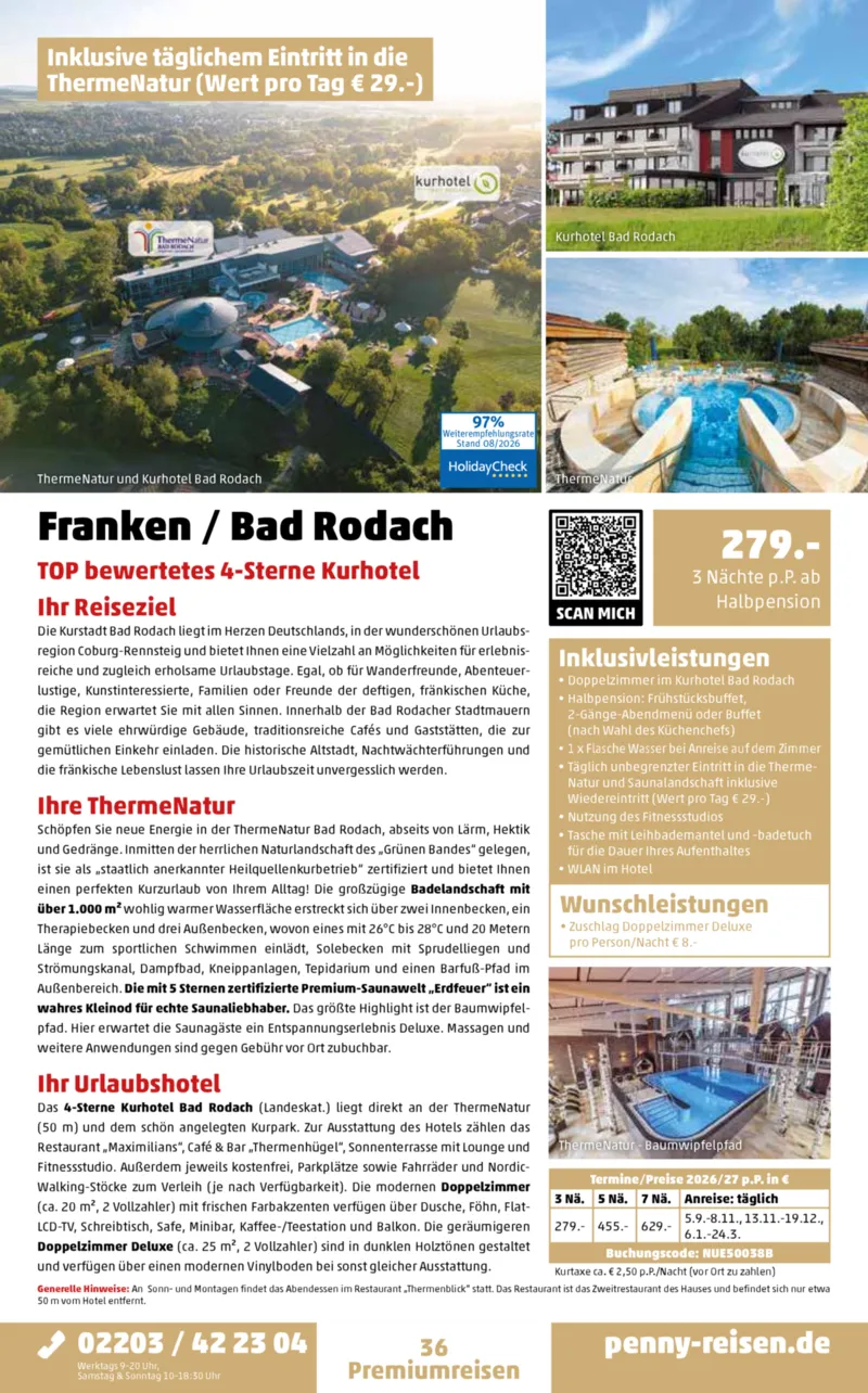 Penny-Reisen Prospekt vom 29.08.2026, Seite 36