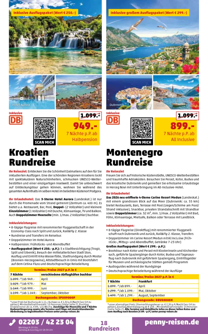 Penny-Reisen Prospekt vom 28.09.2026, Seite 18