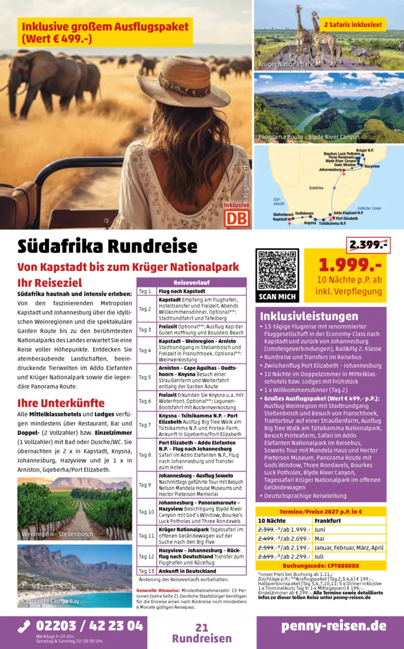 Penny-Reisen Prospekt vom 28.09.2026, Seite 21