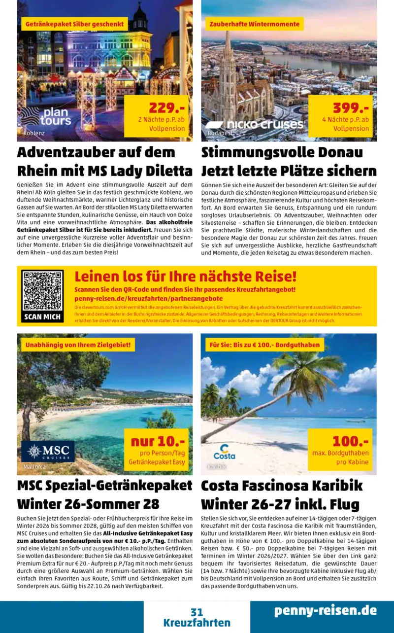 Penny-Reisen Prospekt vom 28.09.2026, Seite 31