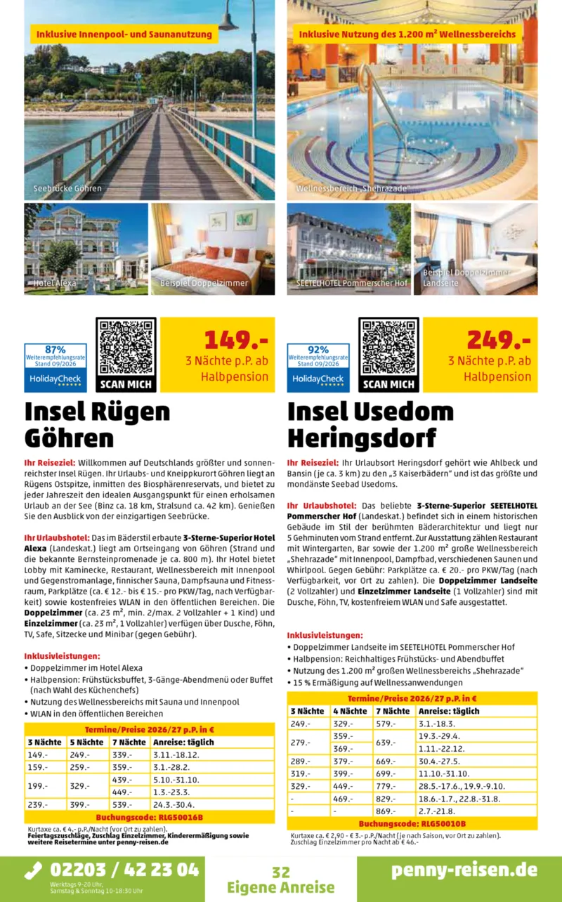Penny-Reisen Prospekt vom 28.09.2026, Seite 32
