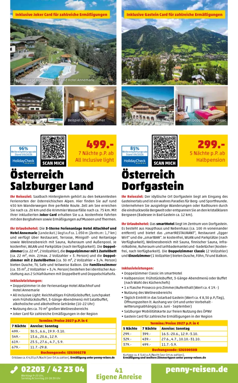 Penny-Reisen Prospekt vom 28.09.2026, Seite 41