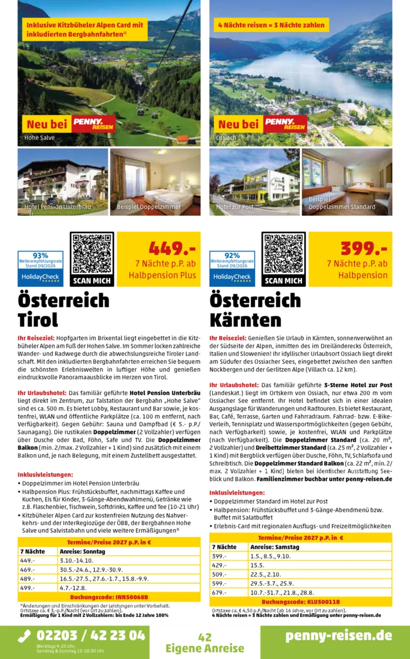 Penny-Reisen Prospekt vom 28.09.2026, Seite 42