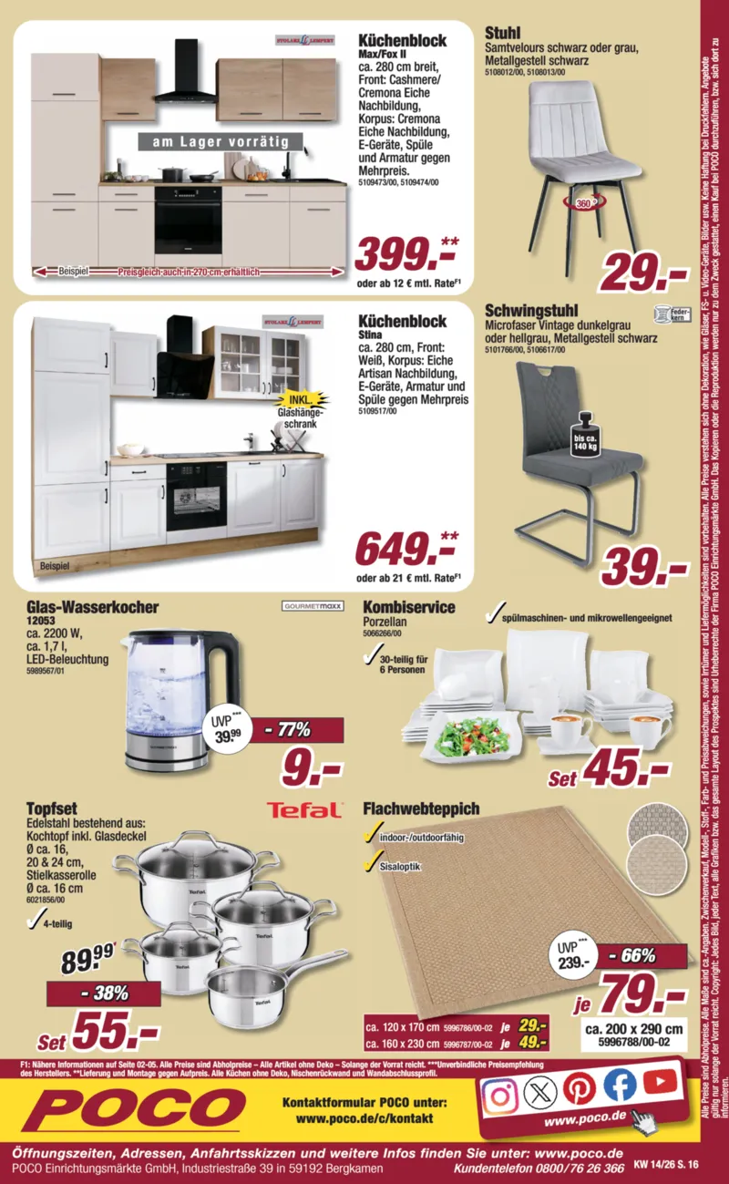 POCO Prospekt vom 29.03.2026, Seite 16