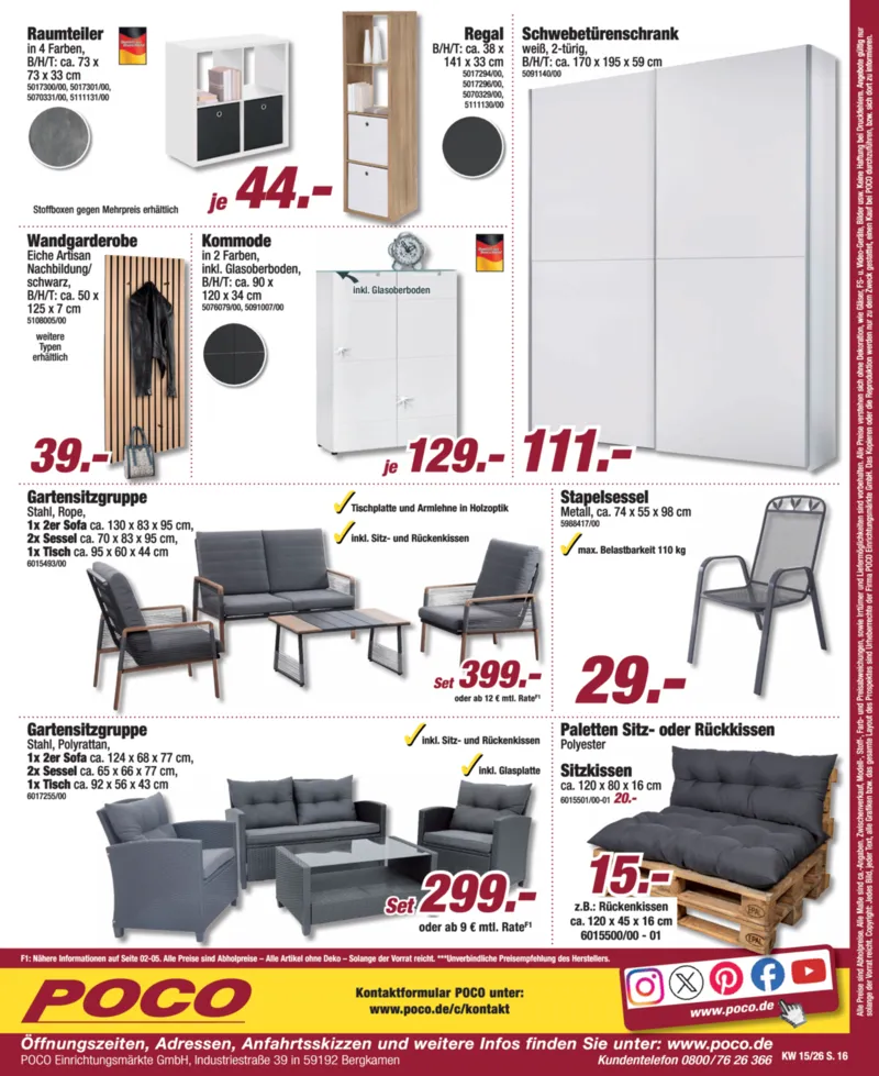 POCO Prospekt vom 05.04.2026, Seite 16