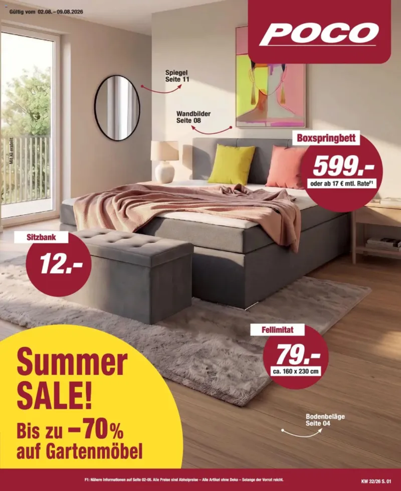 POCO Prospekt vom 02.08.2026, Seite 1