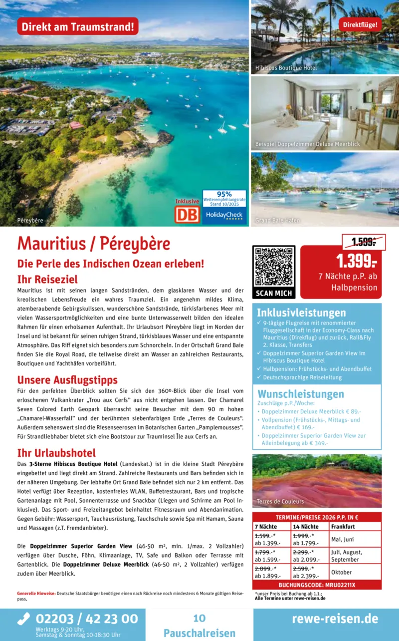 REWE Reisen Prospekt vom 27.10.2025, Seite 10