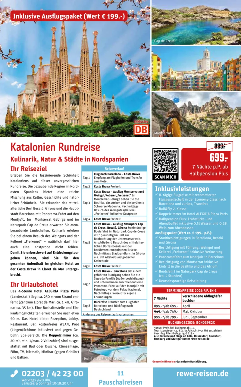 REWE Reisen Prospekt vom 27.10.2025, Seite 11