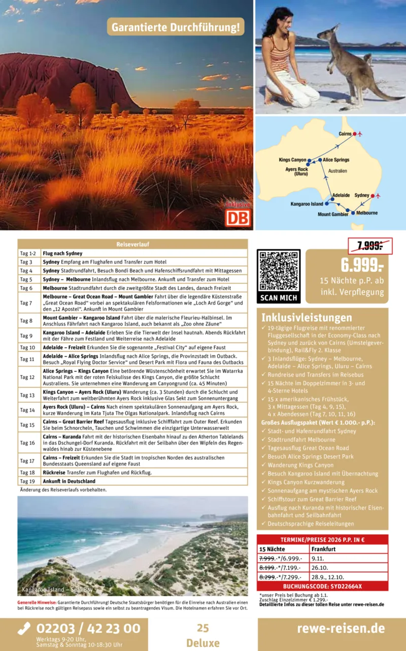 REWE Reisen Prospekt vom 27.10.2025, Seite 25