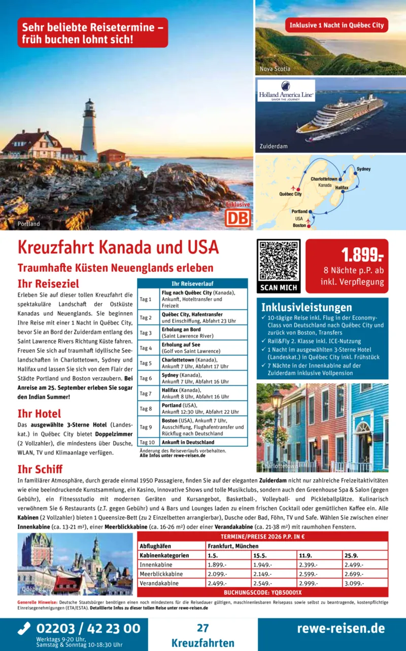 REWE Reisen Prospekt vom 27.10.2025, Seite 27