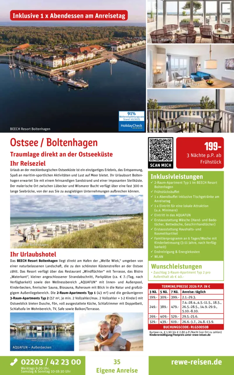 REWE Reisen Prospekt vom 27.10.2025, Seite 35