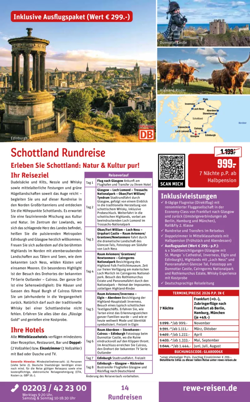 REWE Reisen Prospekt vom 27.12.2025, Seite 14