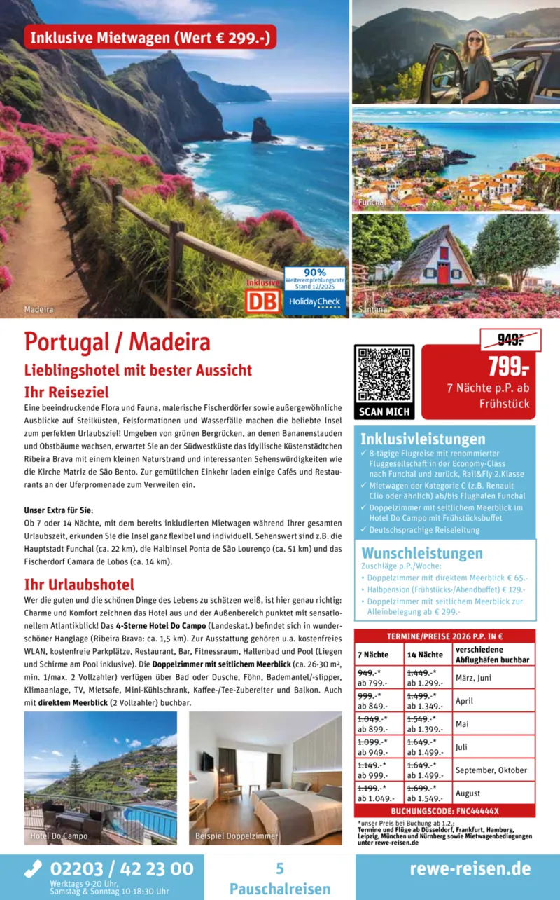 REWE Reisen Prospekt vom 27.12.2025, Seite 5