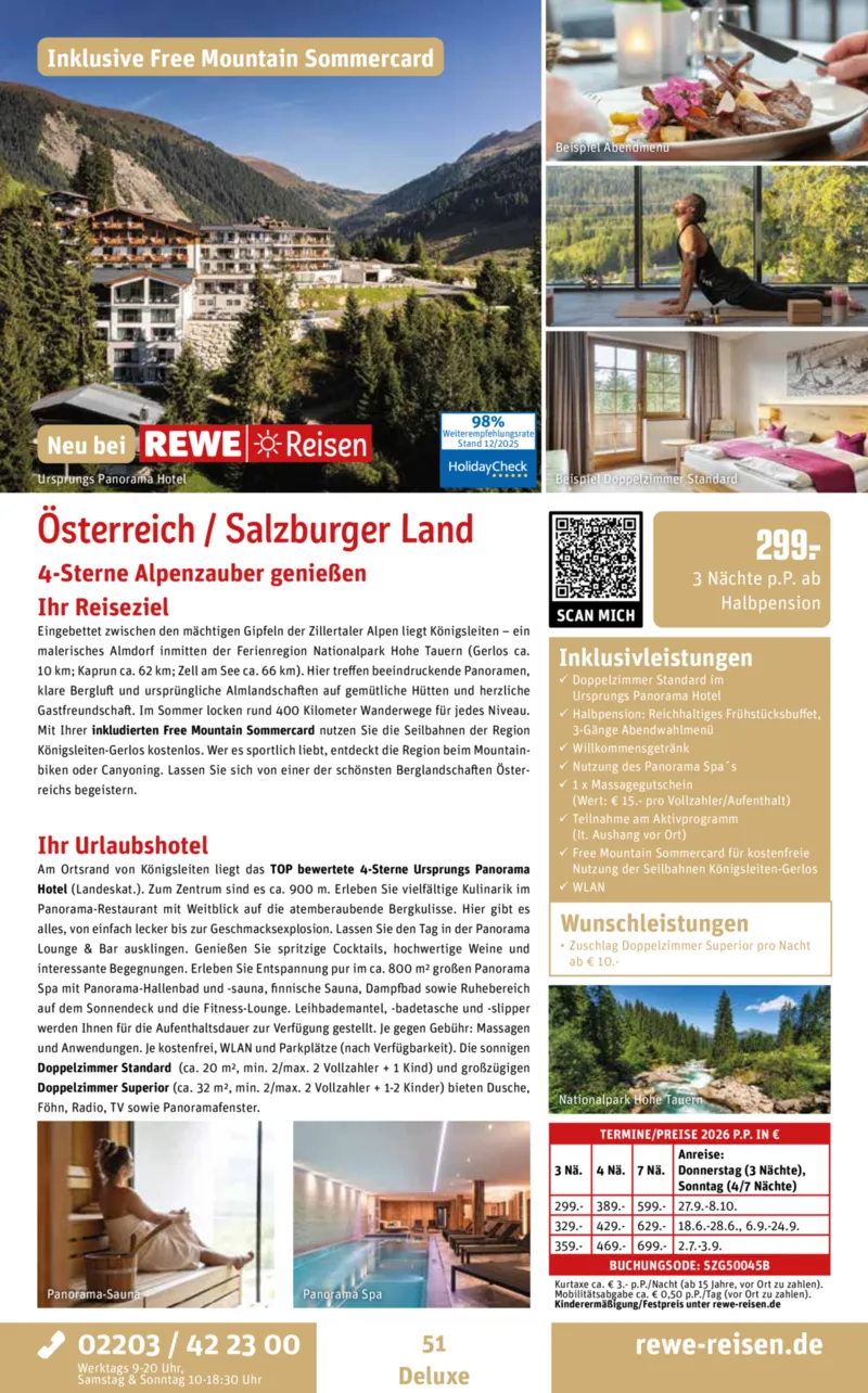 REWE Reisen Prospekt vom 27.12.2025, Seite 51