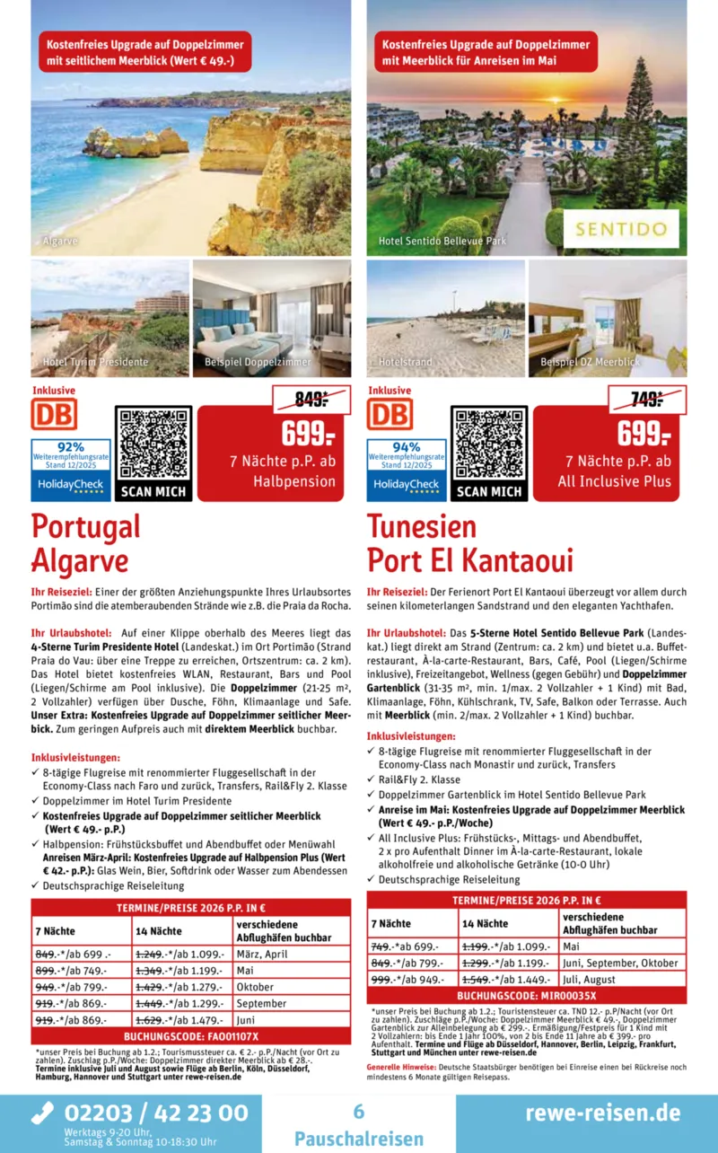 REWE Reisen Prospekt vom 27.12.2025, Seite 6