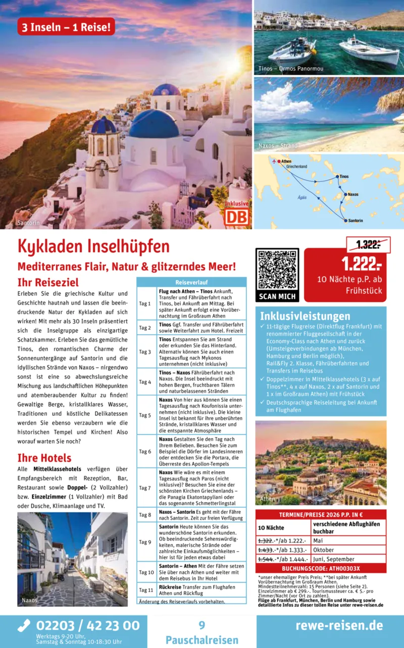 REWE Reisen Prospekt vom 27.12.2025, Seite 9