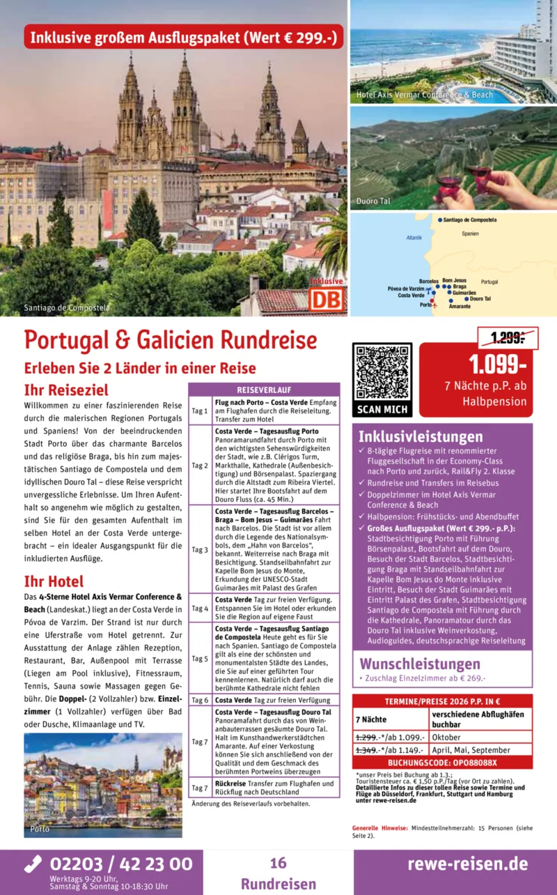 REWE Reisen Prospekt vom 01.02.2026, Seite 16