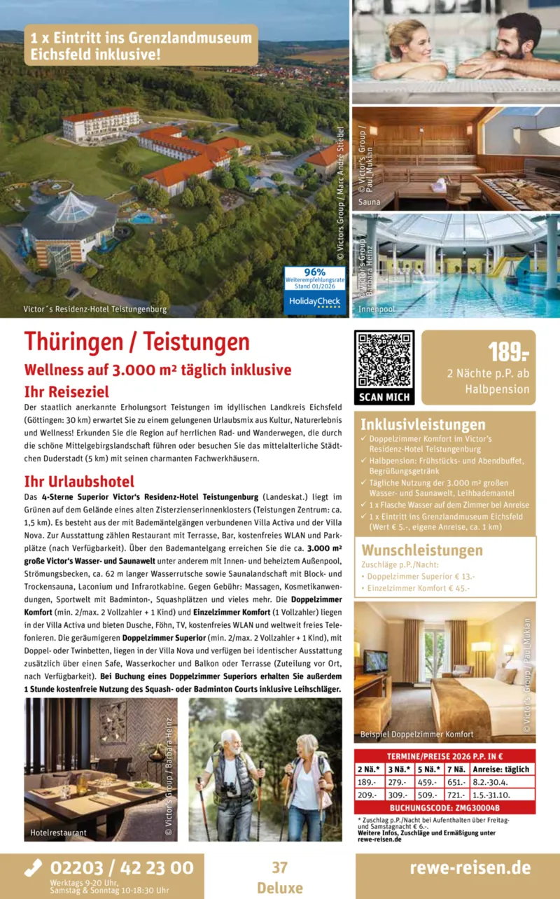 REWE Reisen Prospekt vom 01.02.2026, Seite 37