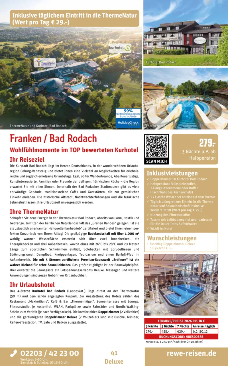 REWE Reisen Prospekt vom 01.02.2026, Seite 41