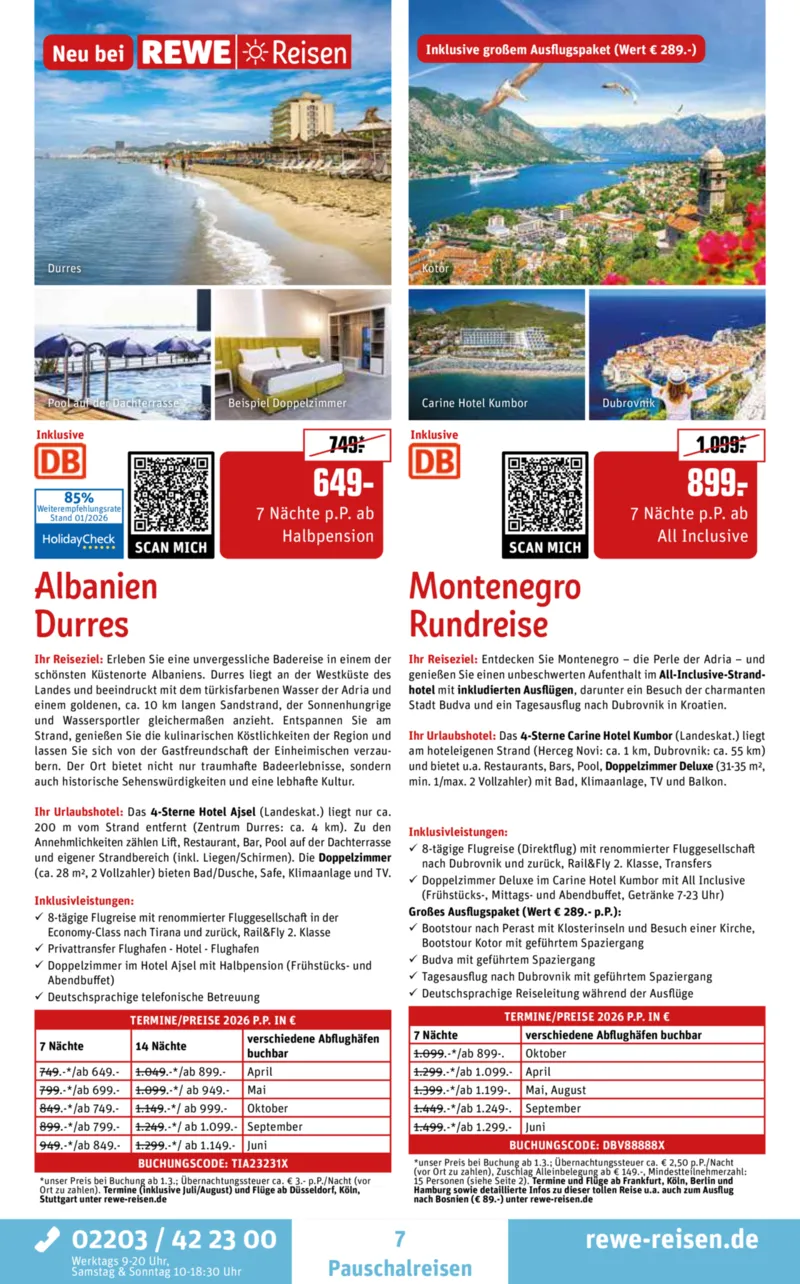 REWE Reisen Prospekt vom 01.02.2026, Seite 7