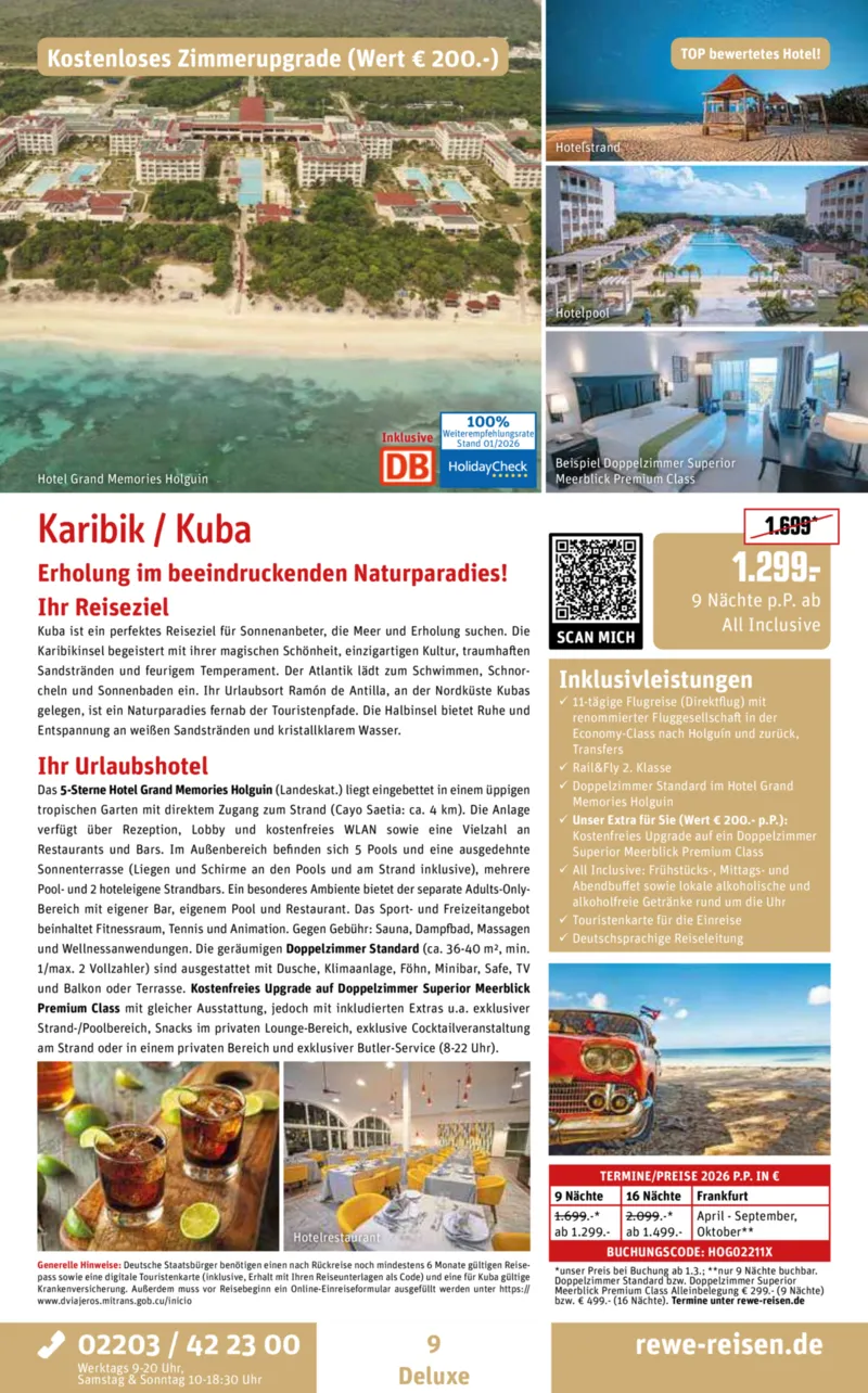 REWE Reisen Prospekt vom 01.02.2026, Seite 9