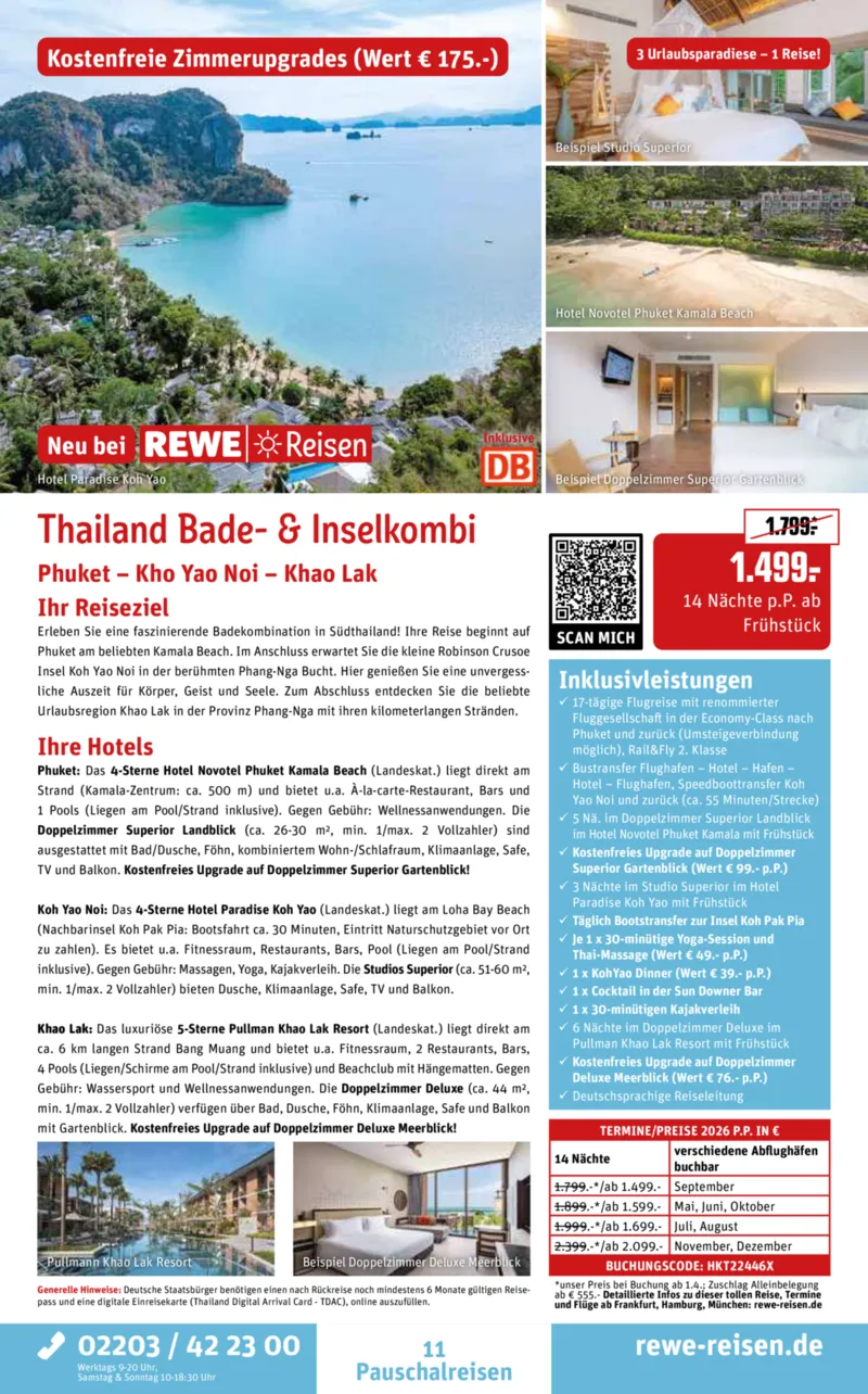 REWE Reisen Prospekt vom 27.02.2026, Seite 11