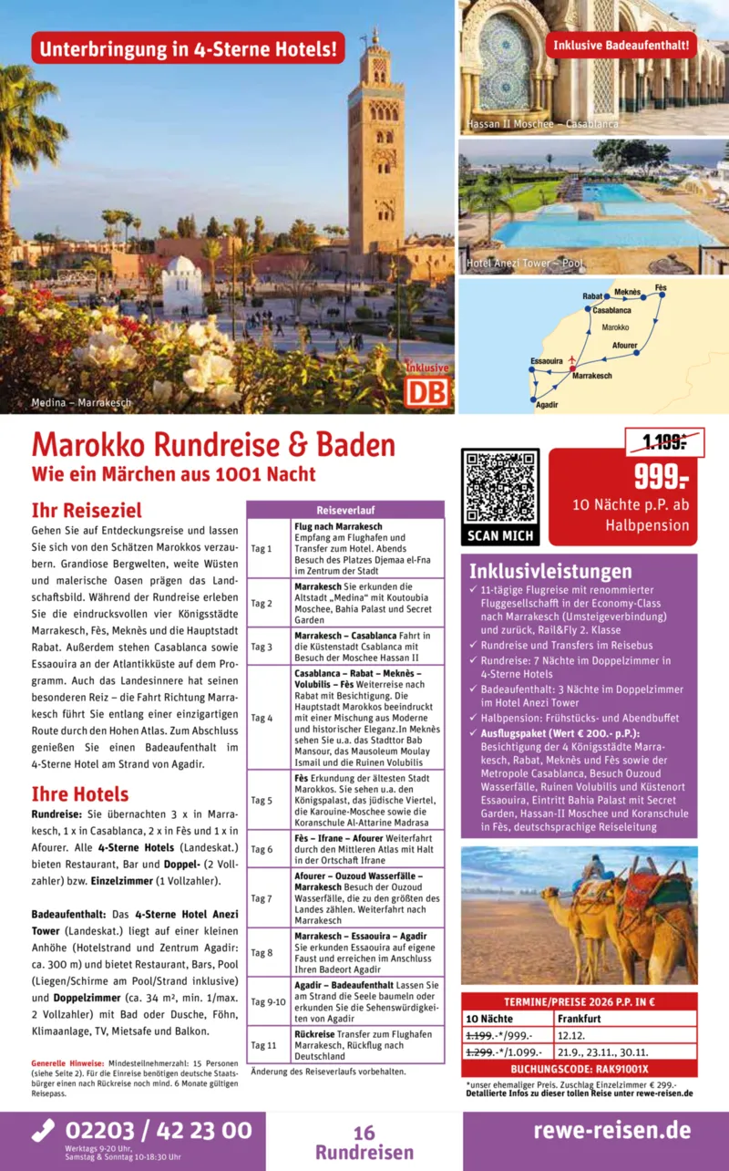 REWE Reisen Prospekt vom 27.02.2026, Seite 16