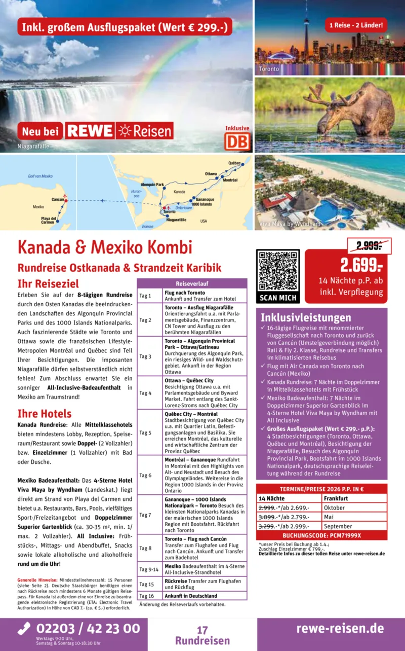 REWE Reisen Prospekt vom 27.02.2026, Seite 17