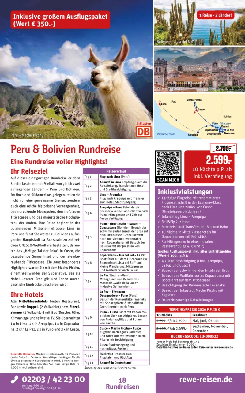 REWE Reisen Prospekt vom 27.02.2026, Seite 18