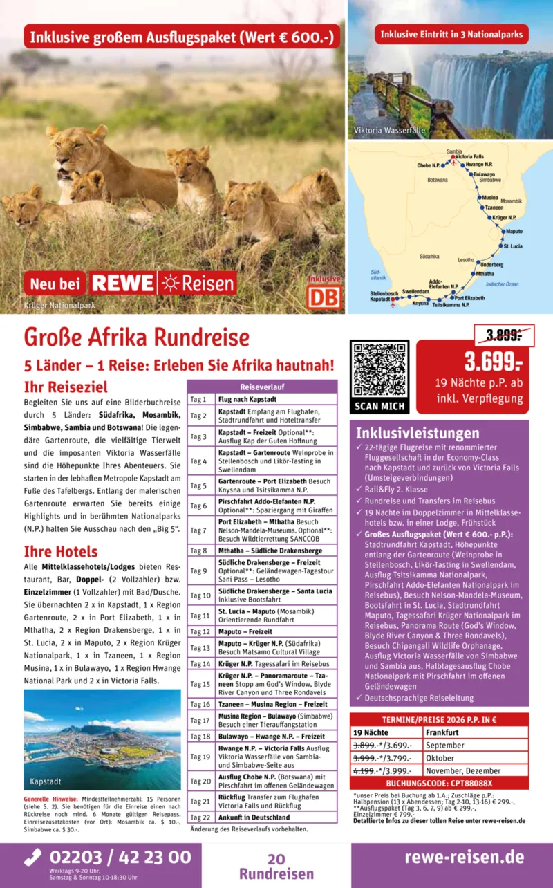 REWE Reisen Prospekt vom 27.02.2026, Seite 20