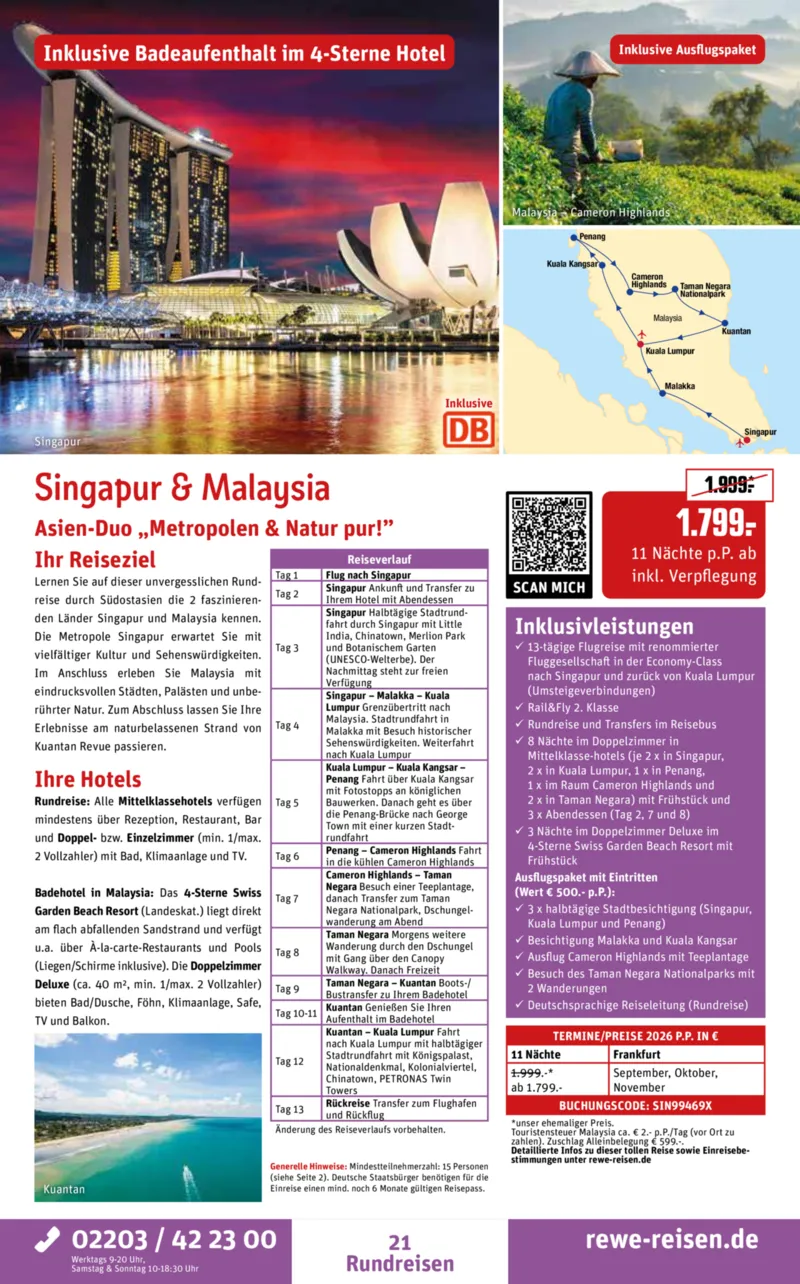 REWE Reisen Prospekt vom 27.02.2026, Seite 21