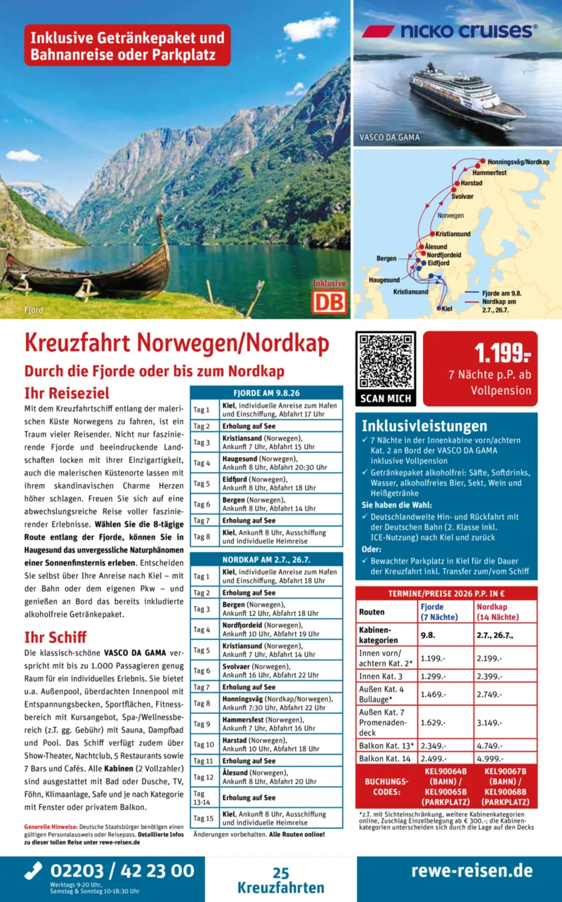 REWE Reisen Prospekt vom 27.02.2026, Seite 25