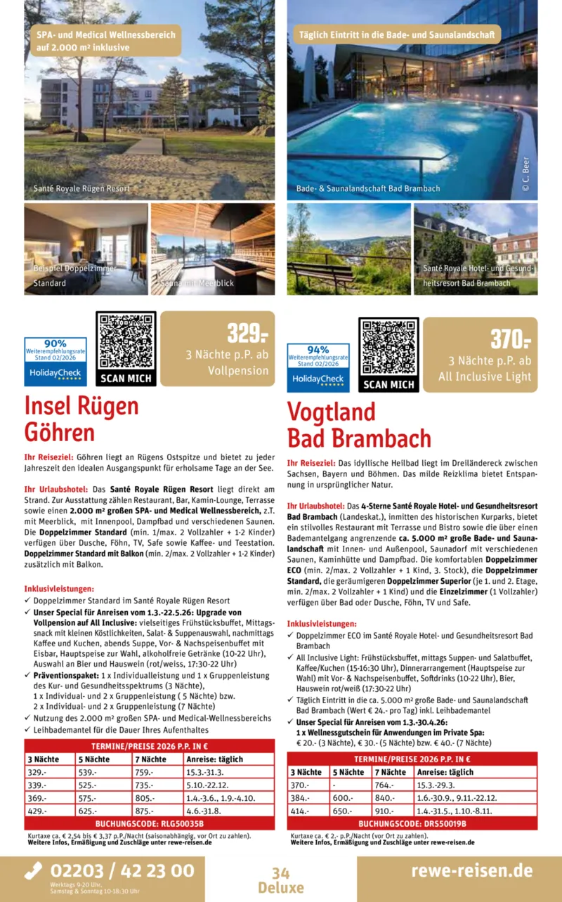 REWE Reisen Prospekt vom 27.02.2026, Seite 34