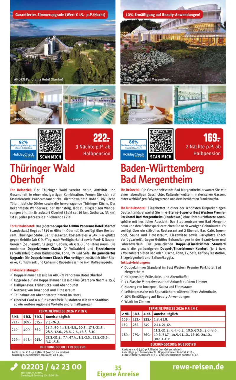 REWE Reisen Prospekt vom 27.02.2026, Seite 35